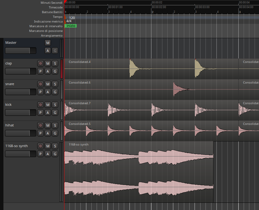 Regioni non corrispondenti