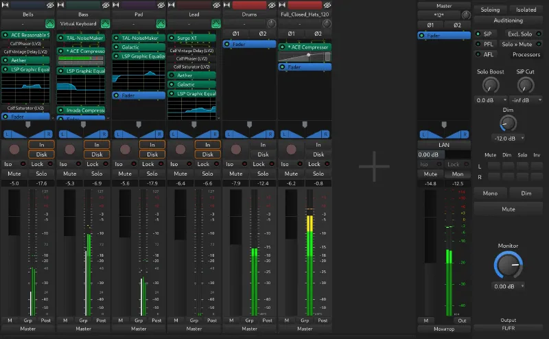 Mixa tracce con plugin e crea automazioni