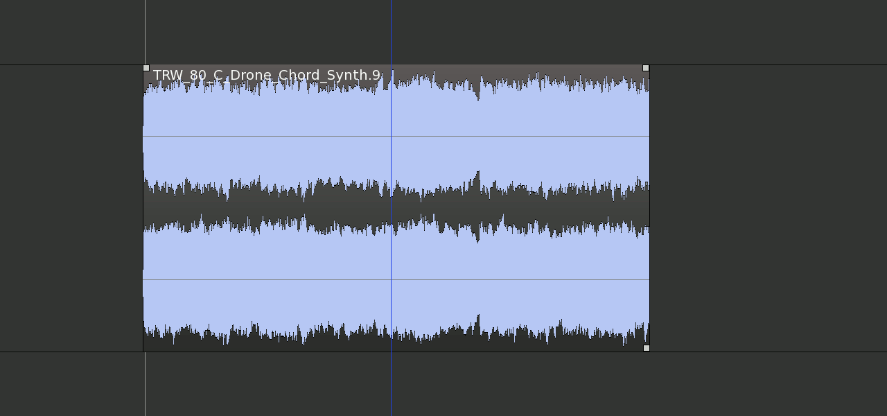 Cutting and moving a audio region