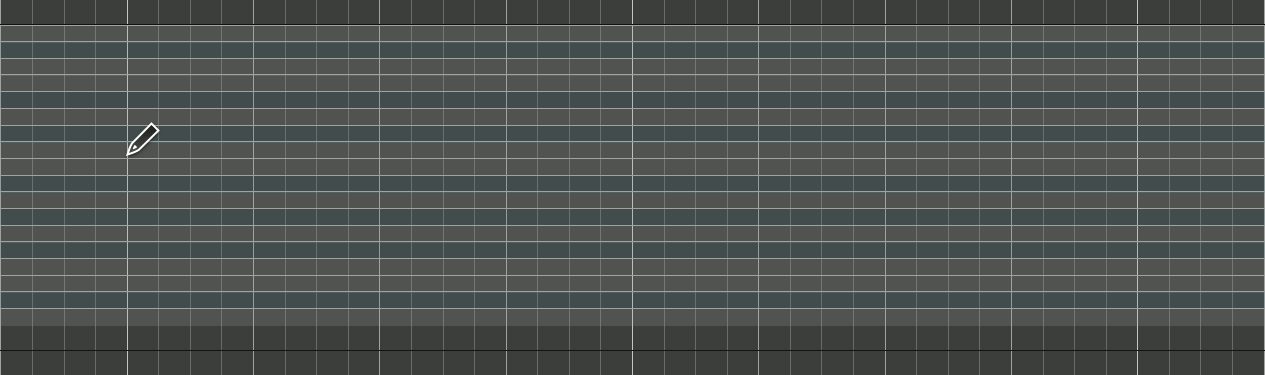 Draw a new MIDI region
