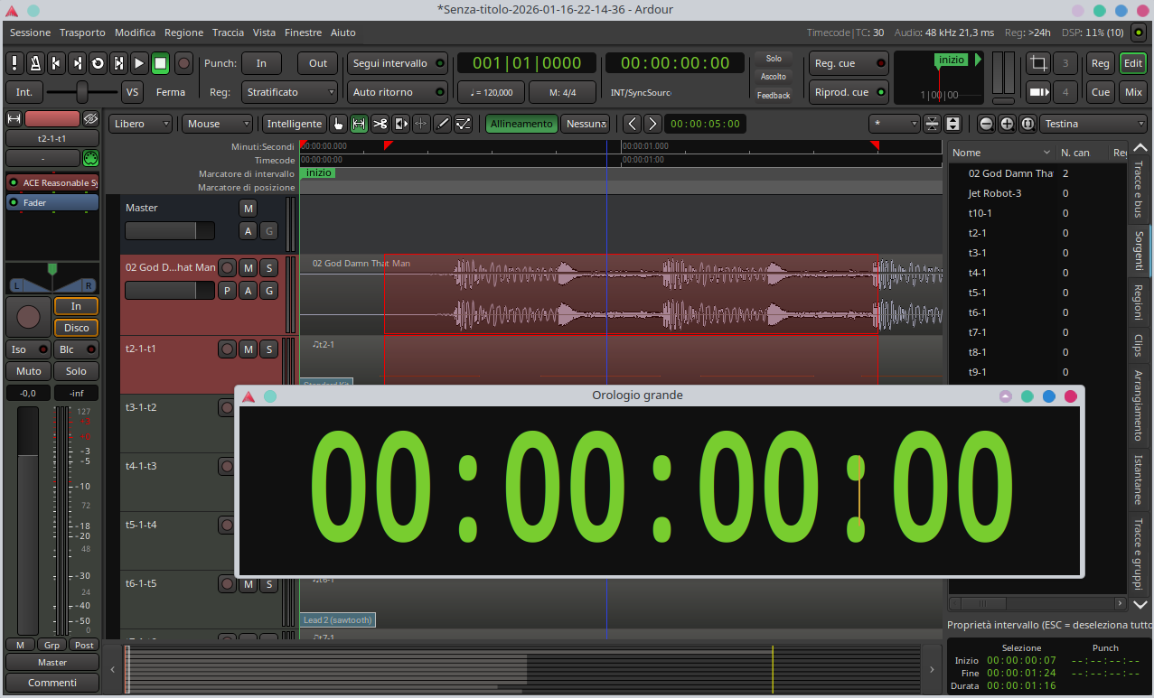 Orologio grande di Ardour 8