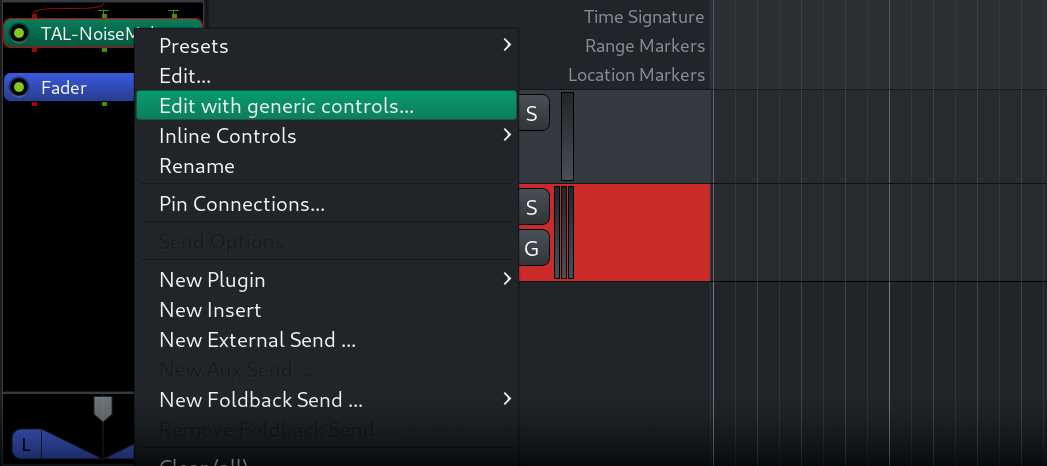 Modifica attraverso i controlli generici